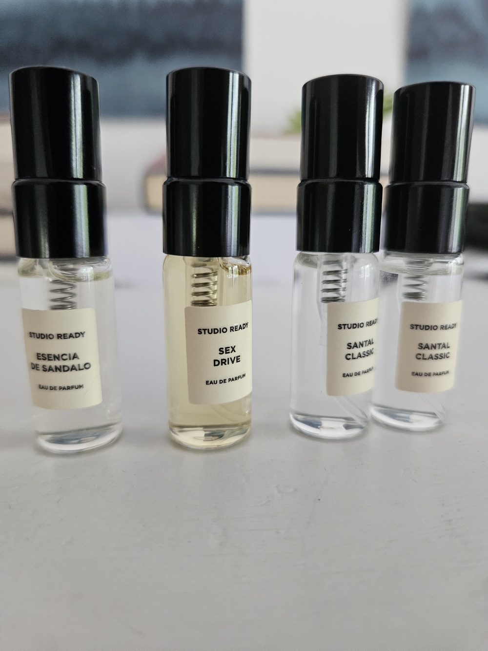 Studio Ready Mini Scent Vials - Esencia De Sandalo, Sex Drive, And Santal